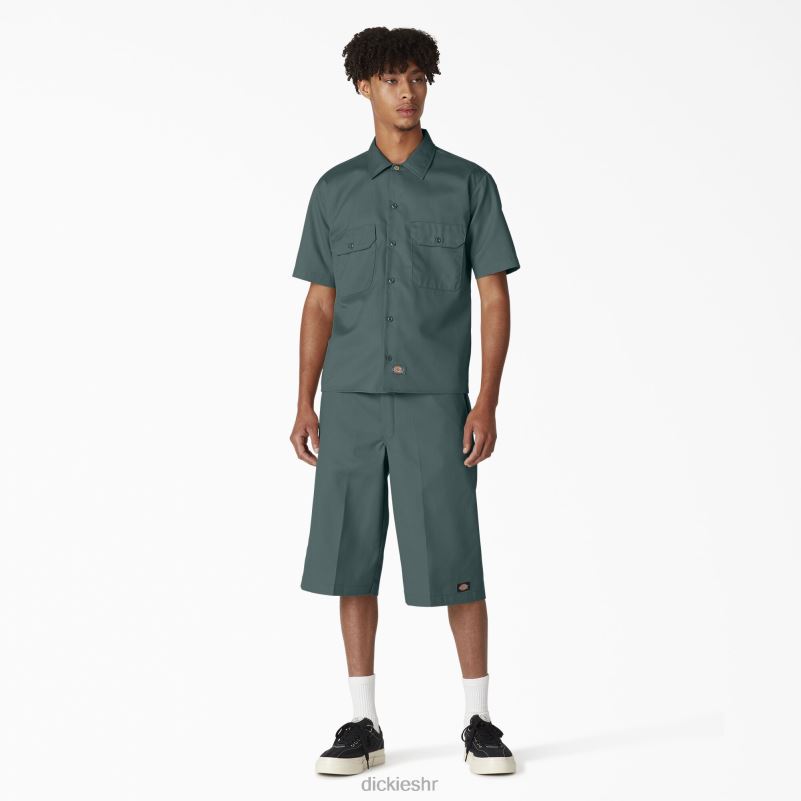 radna majica kratkih rukava muškarci Dickies Lincoln Green (ln) 6BPL6496 radna odjeća