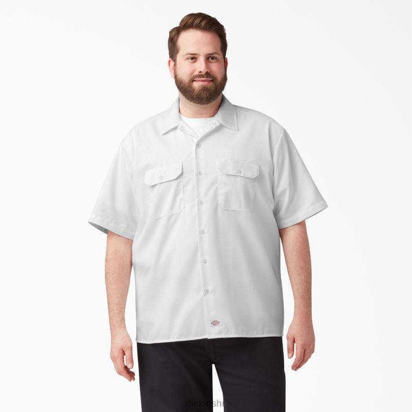 radna majica kratkih rukava muškarci Dickies bijelo (wh) 6BPL6502 radna odjeća