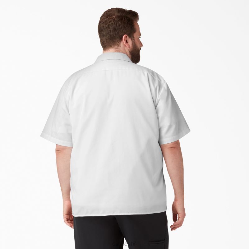 radna majica kratkih rukava muškarci Dickies bijelo (wh) 6BPL6502 radna odjeća