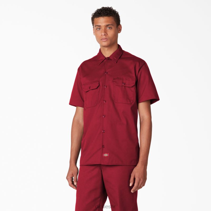 radna majica kratkih rukava muškarci Dickies engleski crveni (er) 6BPL6492 radna odjeća
