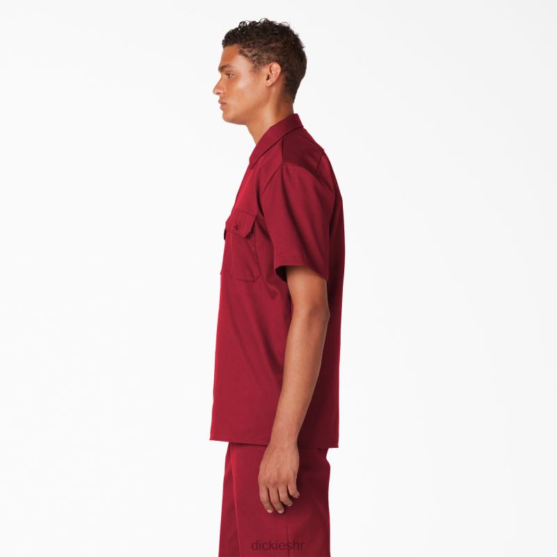 radna majica kratkih rukava muškarci Dickies engleski crveni (er) 6BPL6492 radna odjeća