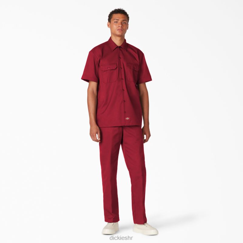 radna majica kratkih rukava muškarci Dickies engleski crveni (er) 6BPL6492 radna odjeća