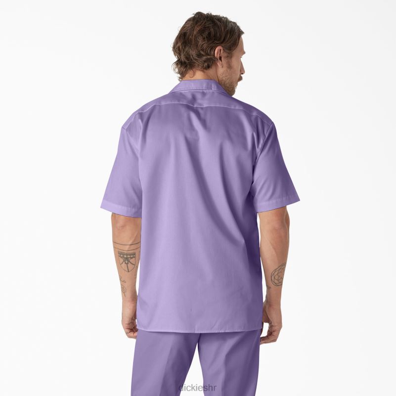 radna majica kratkih rukava muškarci Dickies ljubičasta ruža (ur2) 6BPL6501 radna odjeća