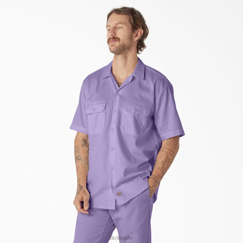 radna majica kratkih rukava muškarci Dickies ljubičasta ruža (ur2) 6BPL6501 radna odjeća