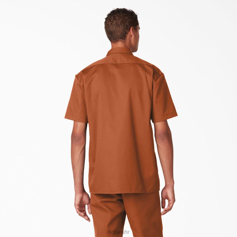 radna majica kratkih rukava muškarci Dickies medenjak smeđi (tj.) 6BPL6494 radna odjeća