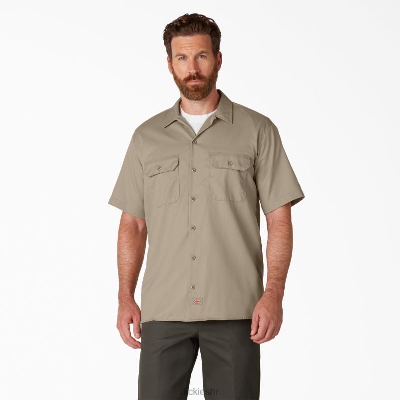 radna majica kratkih rukava muškarci Dickies pustinjski pijesak (ds) 6BPL6490 radna odjeća