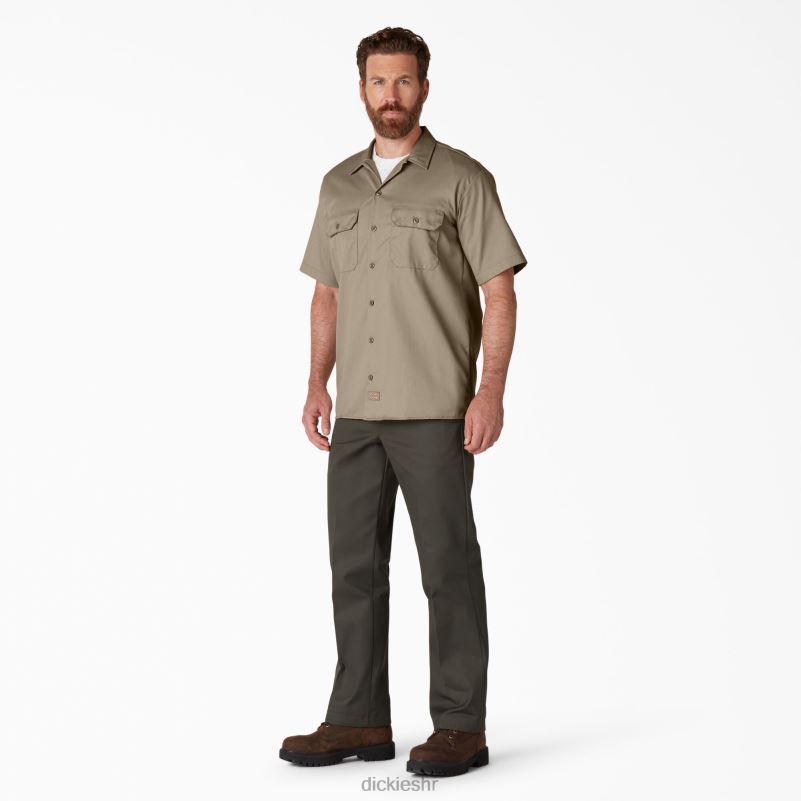 radna majica kratkih rukava muškarci Dickies pustinjski pijesak (ds) 6BPL6490 radna odjeća