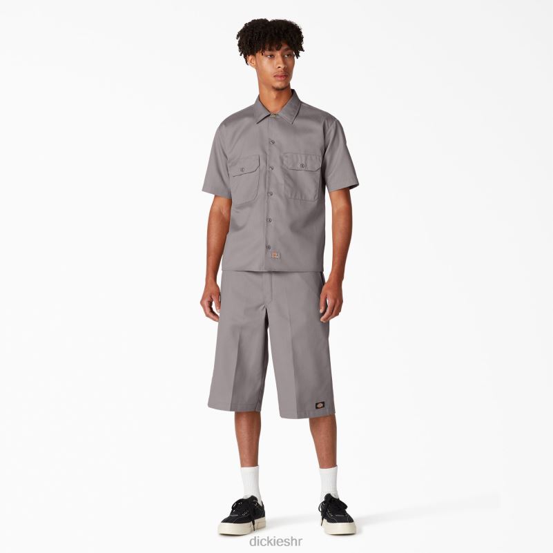 radna majica kratkih rukava muškarci Dickies srebro (sv) 6BPL6500 radna odjeća