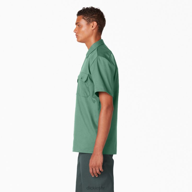 radna majica kratkih rukava muškarci Dickies tamni bršljan (d2i) 6BPL6491 radna odjeća