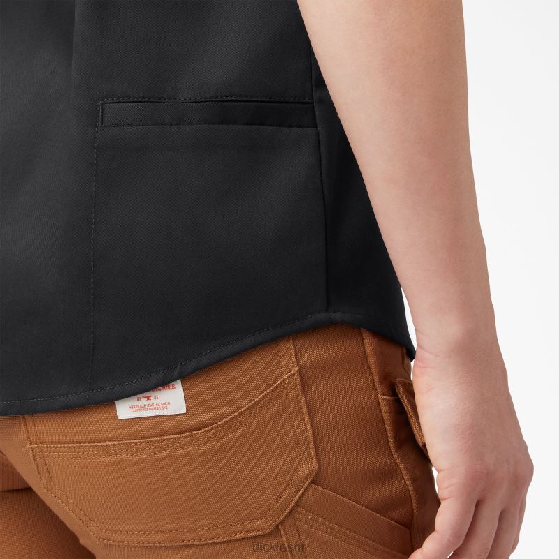 traeger ultimate košulja za roštiljanje žene Dickies crna (bk) 6BPL62156 radna odjeća