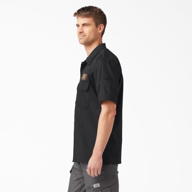 traeger ultimate košulja za roštiljanje muškarci Dickies crna (bk) 6BPL6792 radna odjeća