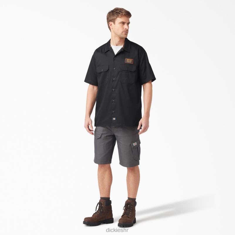 traeger ultimate košulja za roštiljanje muškarci Dickies crna (bk) 6BPL6792 radna odjeća