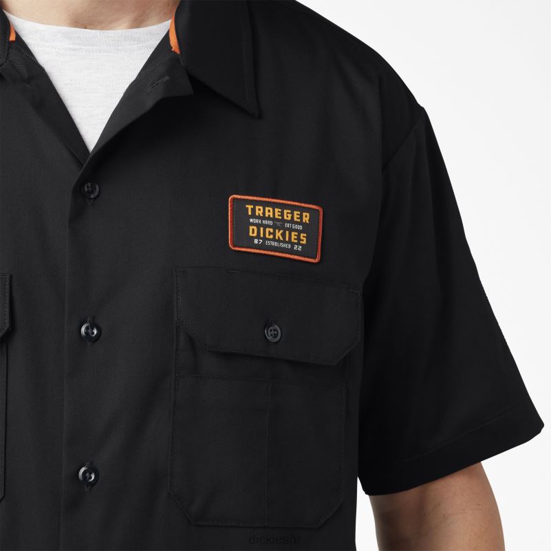 traeger ultimate košulja za roštiljanje muškarci Dickies crna (bk) 6BPL6792 radna odjeća