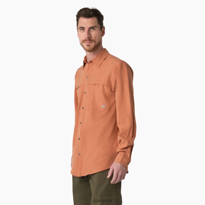 cool radna majica dugih rukava muškarci Dickies bakreni vrijesak (eh2) 6BPL6680 radna odjeća
