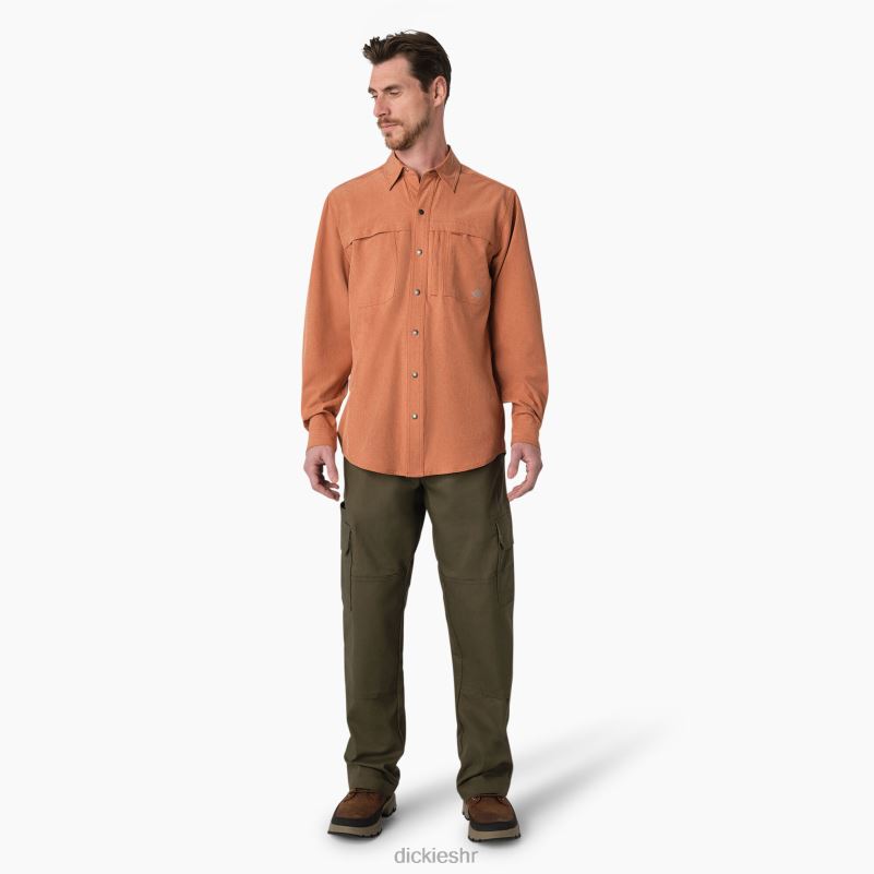 cool radna majica dugih rukava muškarci Dickies bakreni vrijesak (eh2) 6BPL6680 radna odjeća