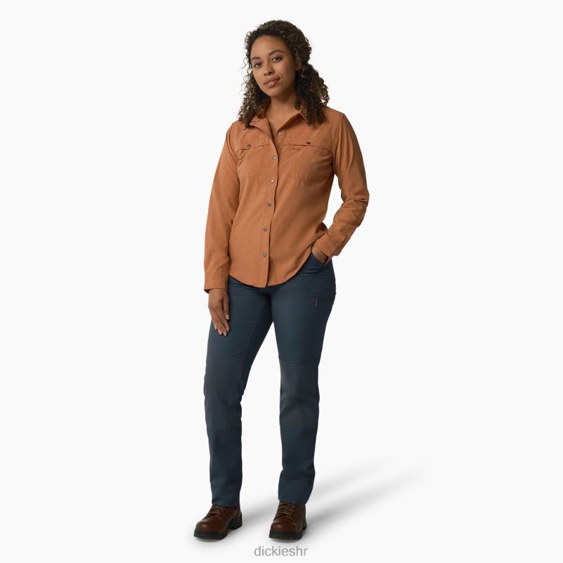 cooling roll-tab radna košulja žene Dickies bakreni vrijesak (eh2) 6BPL61674 radna odjeća