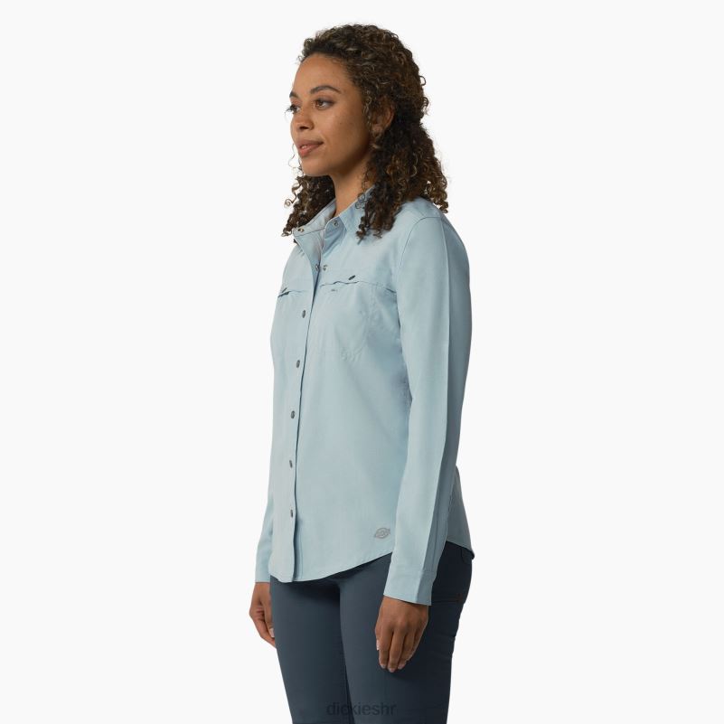 cooling roll-tab radna košulja žene Dickies čisto plava (eud) 6BPL61675 radna odjeća