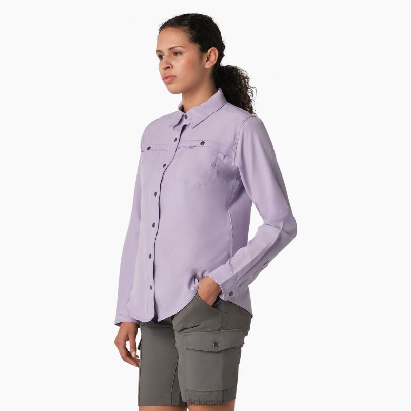 cooling roll-tab radna košulja žene Dickies ljubičasta ruža (urd) 6BPL61678 radna odjeća