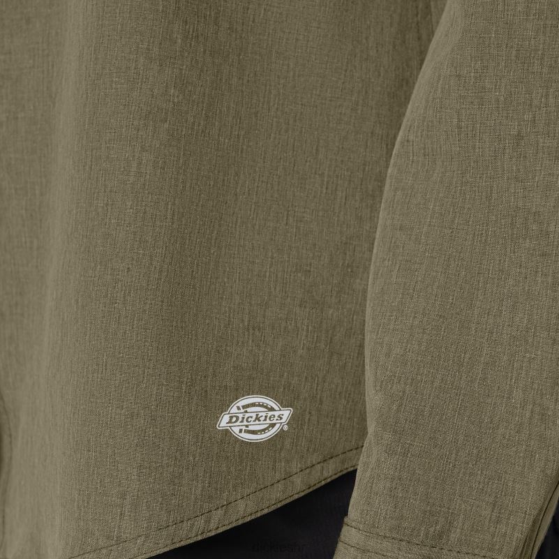 cooling roll-tab radna košulja žene Dickies vojnički zeleni vrijesak (mld) 6BPL61677 radna odjeća