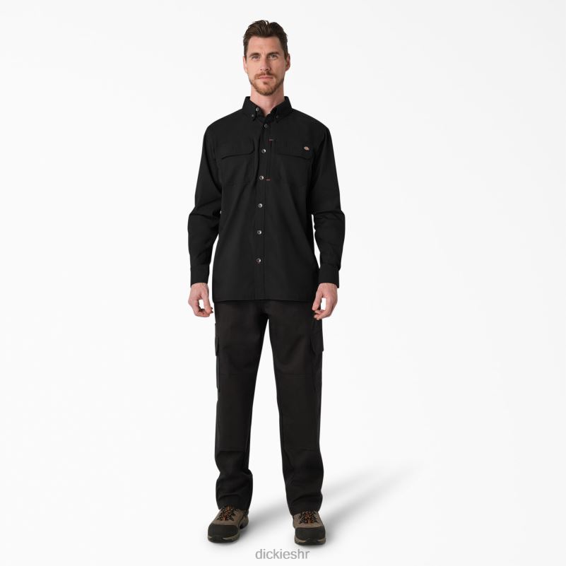 duratech ranger ripstop majica muškarci Dickies crna (bk) 6BPL6686 radna odjeća