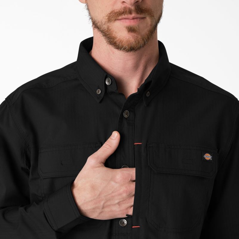 duratech ranger ripstop majica muškarci Dickies crna (bk) 6BPL6686 radna odjeća