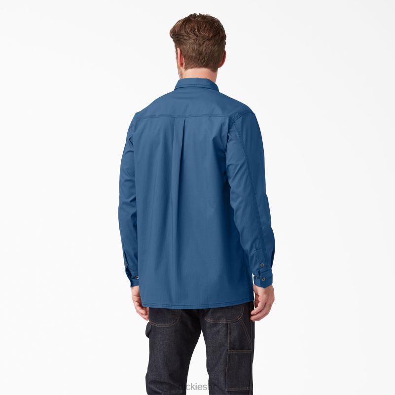duratech ranger ripstop majica muškarci Dickies tamni traper (dm) 6BPL6687 radna odjeća