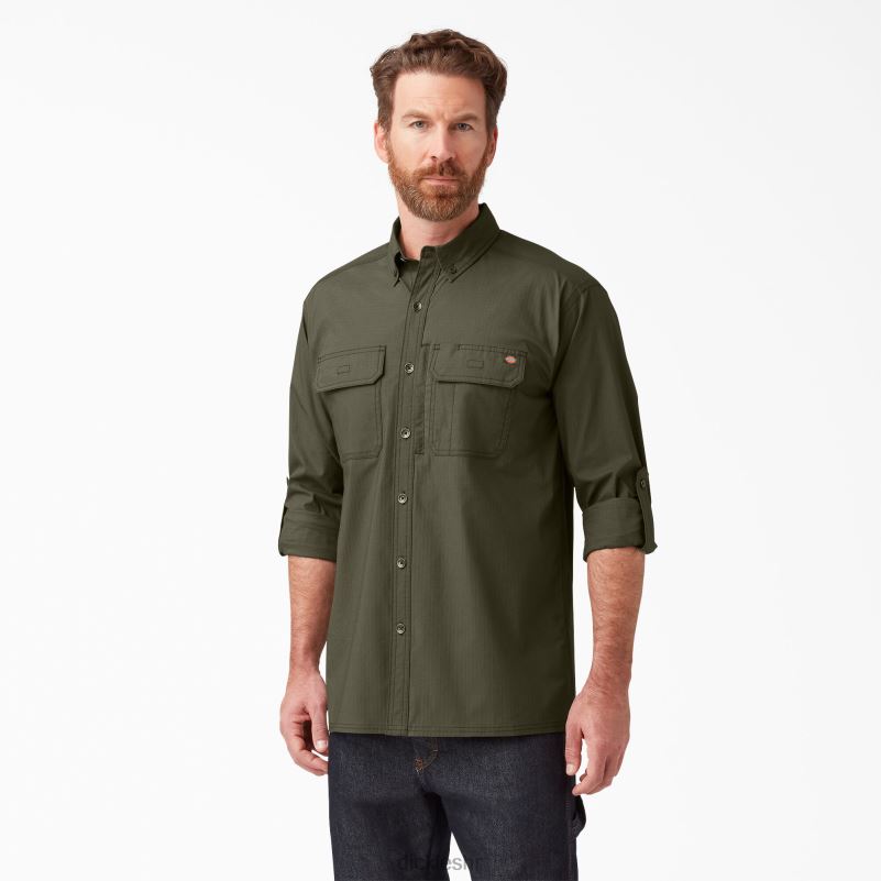 duratech ranger ripstop majica muškarci Dickies zelena mahovina (ms) 6BPL6689 radna odjeća