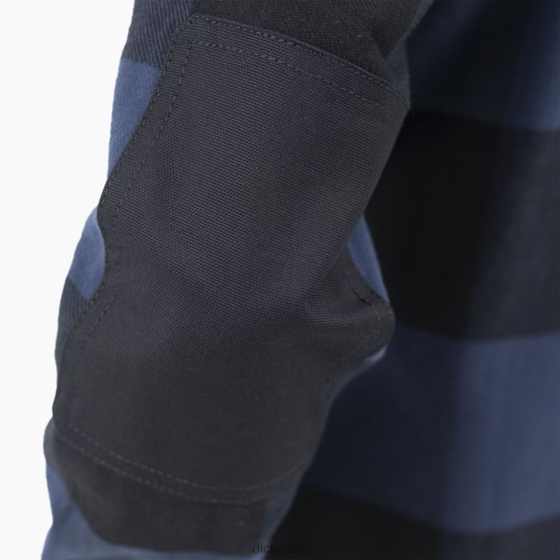 duratech renegade flanelska košulja žene Dickies tamnoplavi bivolski karirani (a1c) 6BPL61998 radna odjeća