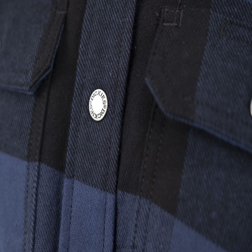 duratech renegade flanelska košulja žene Dickies tamnoplavi bivolski karirani (a1c) 6BPL61998 radna odjeća