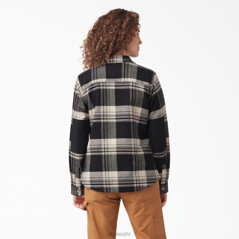 duratech renegade flanelska košulja žene Dickies zobene pahuljice/crni karirani (b2a) 6BPL62000 radna odjeća