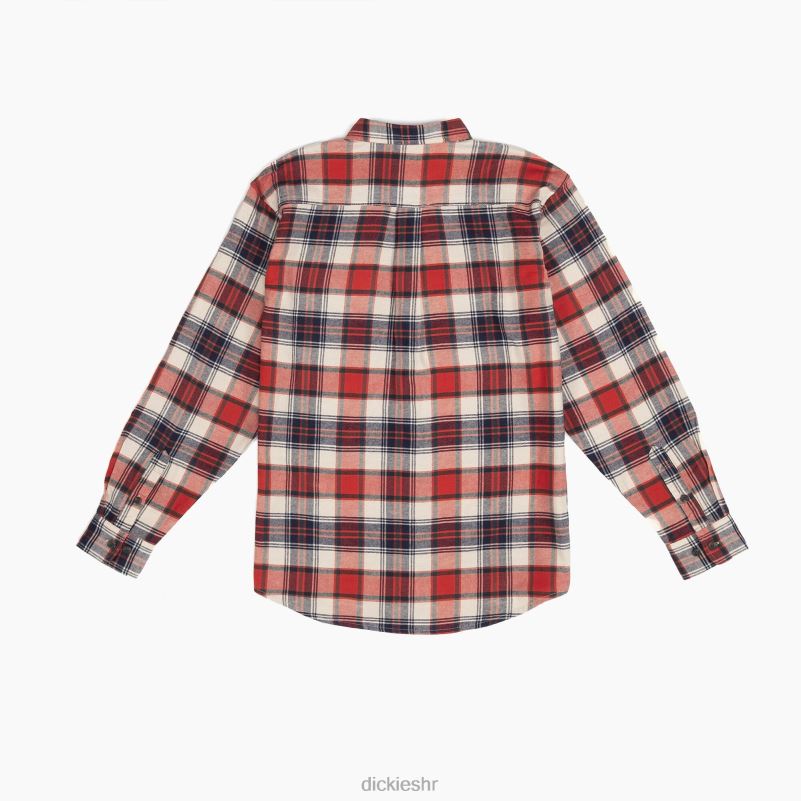 flex flanelska košulja dugih rukava muškarci Dickies rastopljena lava/zobena kaša (b2g) 6BPL6724 radna odjeća
