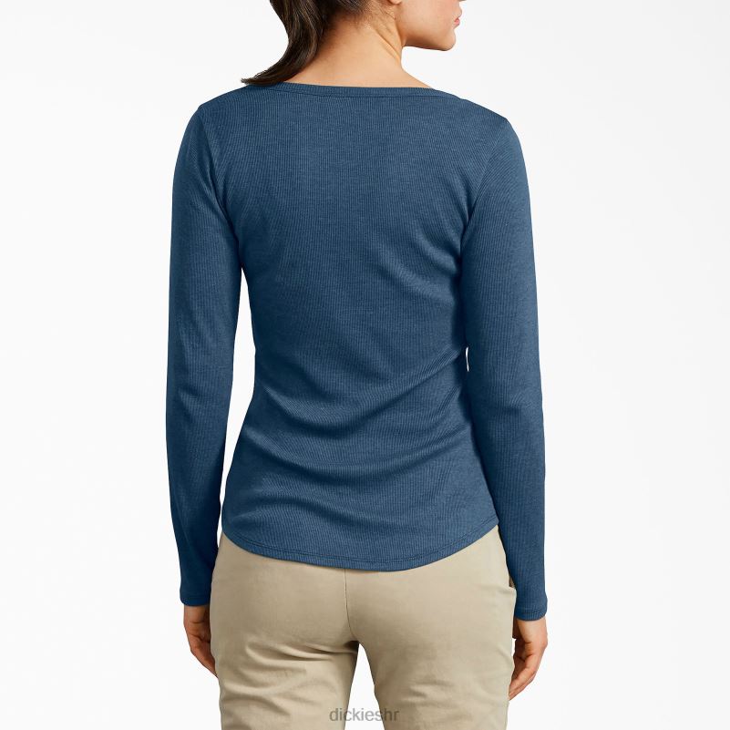 henley majica dugih rukava žene Dickies tamno traper plava (dmd) 6BPL62120 radna odjeća