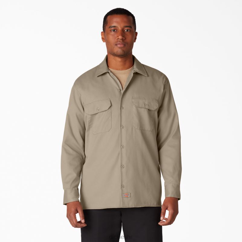 radna majica dugih rukava muškarci Dickies pustinjski pijesak (ds) 6BPL6561 radna odjeća