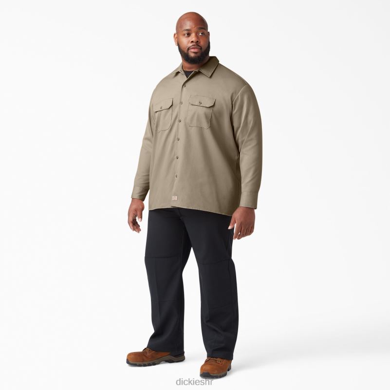 radna majica dugih rukava muškarci Dickies pustinjski pijesak (ds) 6BPL6561 radna odjeća