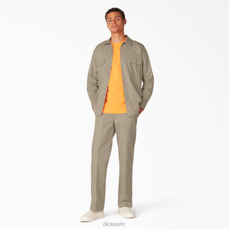 radna majica dugih rukava muškarci Dickies pustinjski pijesak (ds) 6BPL6561 radna odjeća