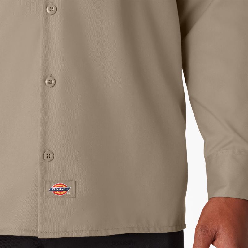 radna majica dugih rukava muškarci Dickies pustinjski pijesak (ds) 6BPL6561 radna odjeća