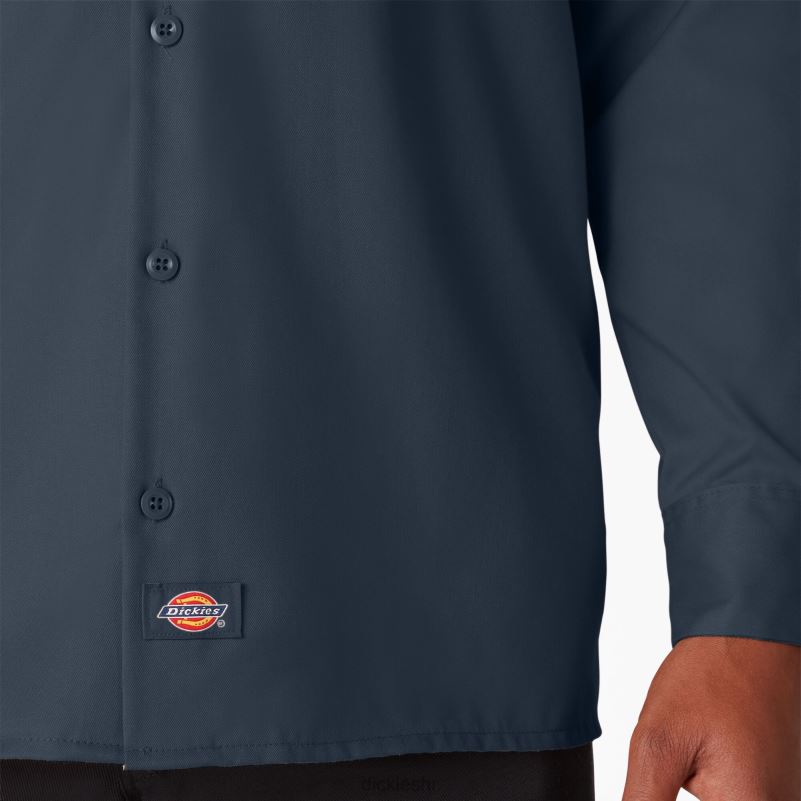 radna majica dugih rukava muškarci Dickies tamnoplava (dn) 6BPL6560 radna odjeća