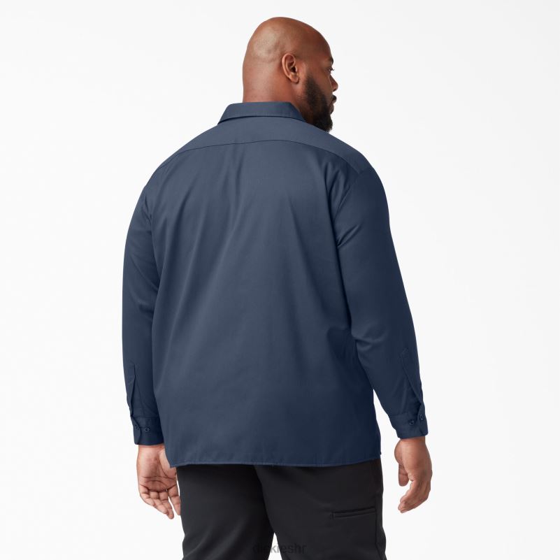 radna majica dugih rukava muškarci Dickies tamnoplava (nv) 6BPL6565 radna odjeća