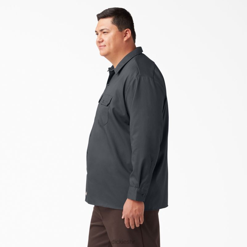 radna majica dugih rukava muškarci Dickies ugljen siva (ch) 6BPL6558 radna odjeća