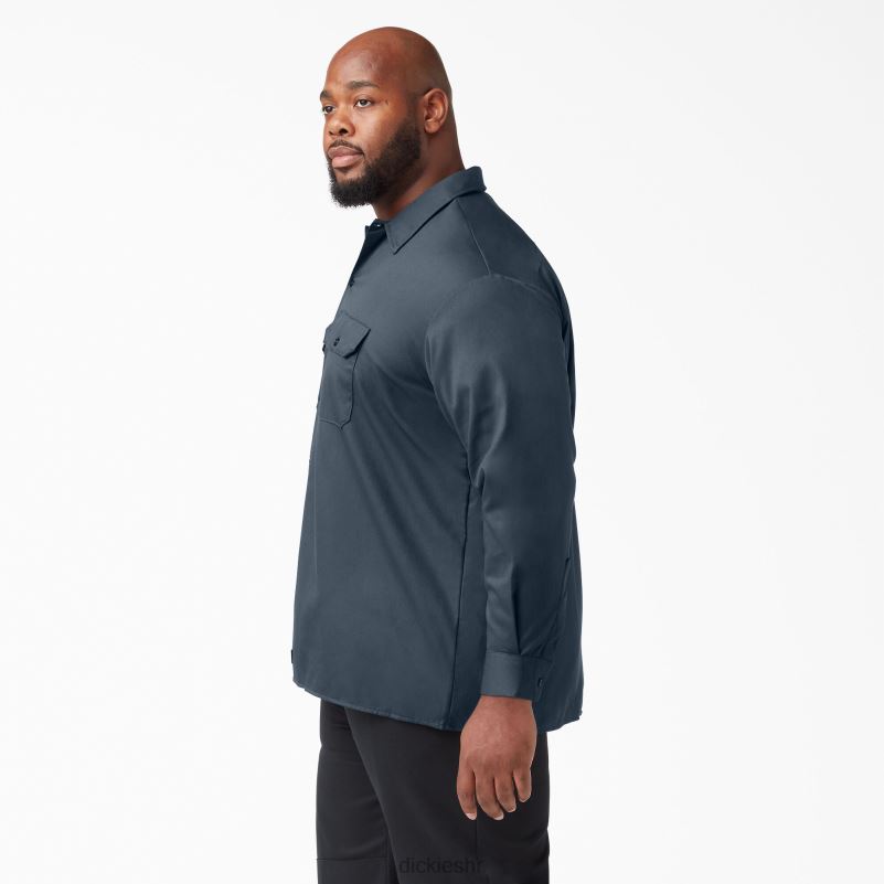 radna majica dugih rukava muškarci Dickies zračno plava (af) 6BPL6556 radna odjeća