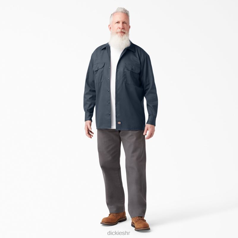 radna majica dugih rukava muškarci Dickies zračno plava (af) 6BPL6556 radna odjeća