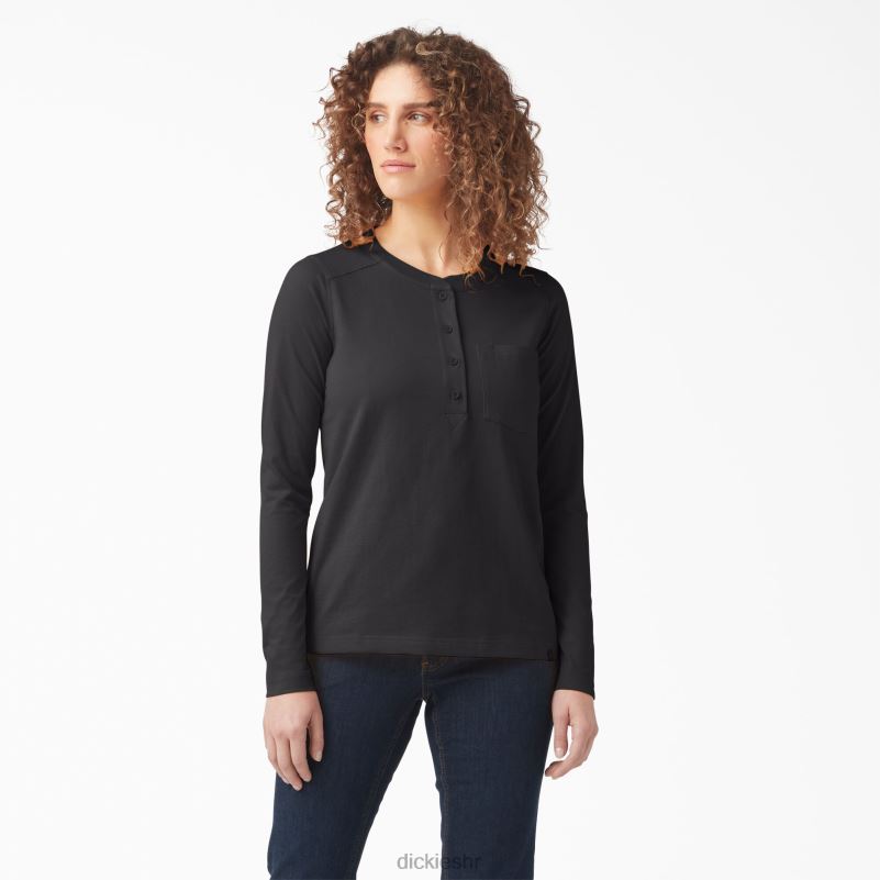 teškaša henley žene Dickies crna (kbk) 6BPL62198 radna odjeća
