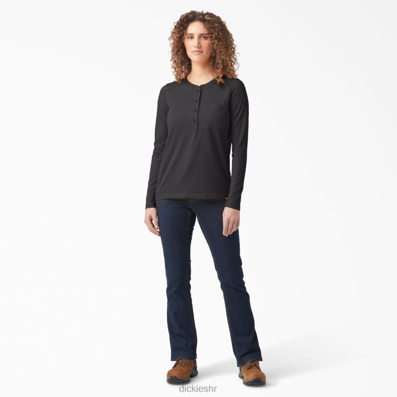 teškaša henley žene Dickies crna (kbk) 6BPL62198 radna odjeća