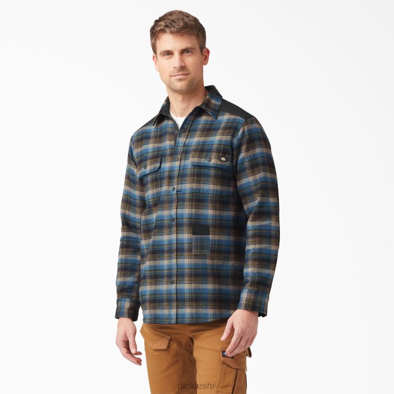 teška mišićava flanelska košulja muškarci Dickies karirani južni jesen (b2e) 6BPL6950 radna odjeća