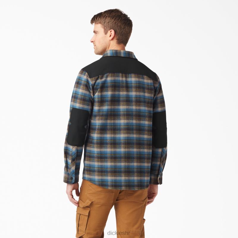 teška mišićava flanelska košulja muškarci Dickies karirani južni jesen (b2e) 6BPL6950 radna odjeća