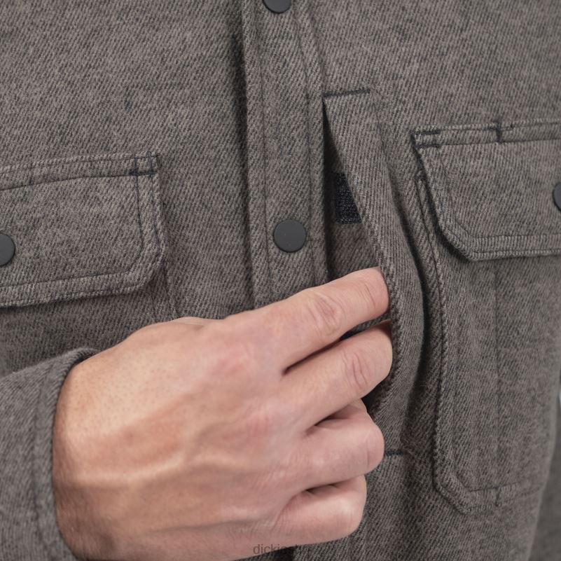teška mišićava flanelska košulja muškarci Dickies zelena mahovina (c1e) 6BPL6951 radna odjeća