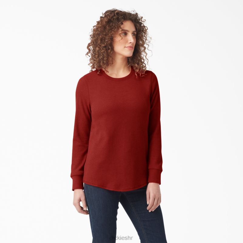 termo majica dugih rukava žene Dickies rastopljeni lava heather (m2h) 6BPL62049 radna odjeća