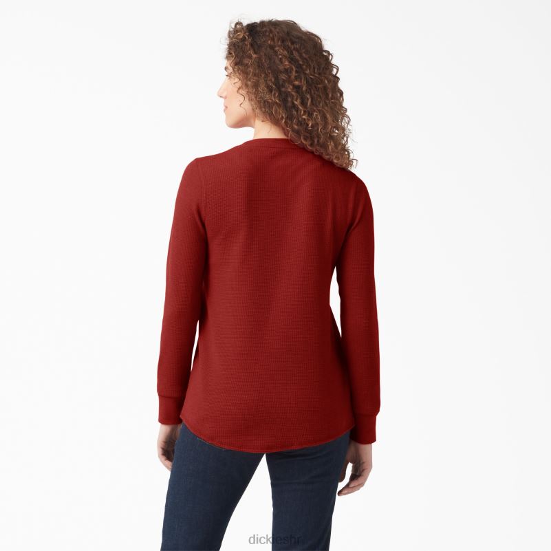 termo majica dugih rukava žene Dickies rastopljeni lava heather (m2h) 6BPL62049 radna odjeća