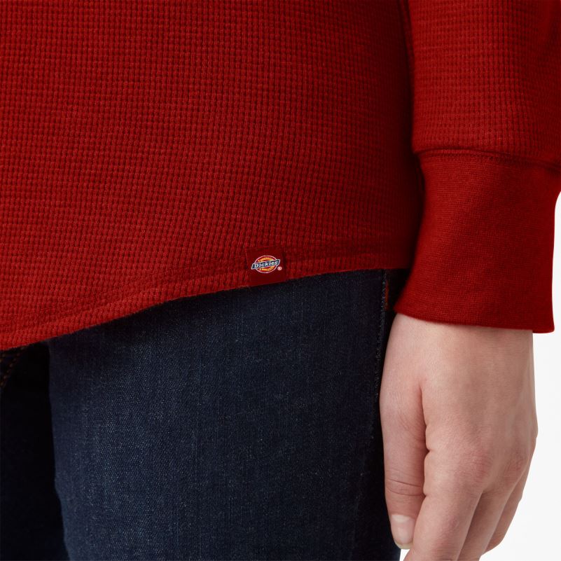 termo majica dugih rukava žene Dickies rastopljeni lava heather (m2h) 6BPL62049 radna odjeća