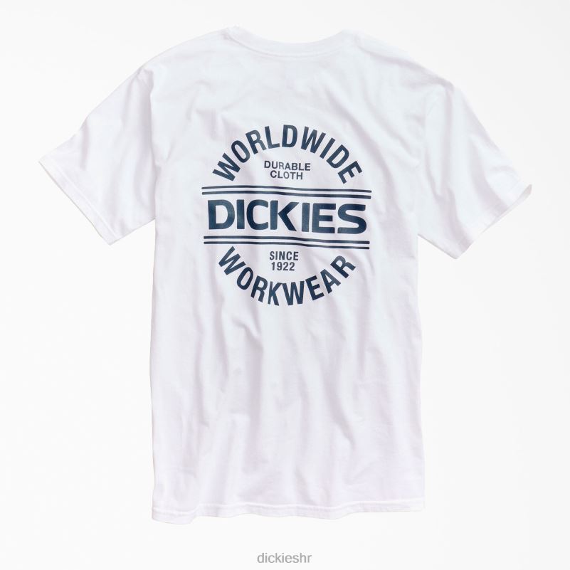 svjetska radna odjeća s grafičkim majicama muškarci Dickies bijelo (wh) 6BPL6927 radna odjeća